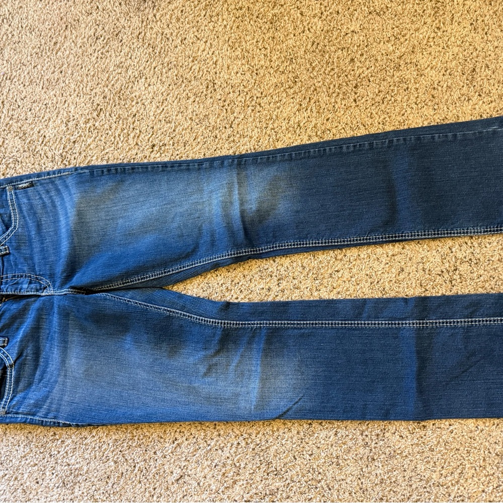 Silver Jeans Aiko Mid Slim Boot in Classic Blue